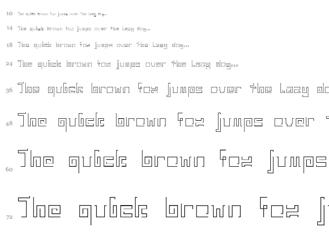 India Snake Pixel Labyrinth Game font waterfall